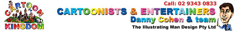 Cartoonists Caricaturists Entertainers Sydney Australia The Illustrating Man